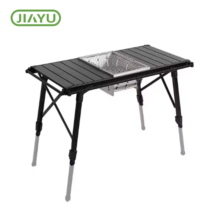 Justerbar foldning Camping BBQ Table
