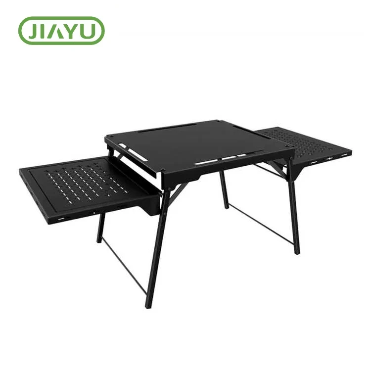 Bærbar foldet aluminium-jern campingbord
